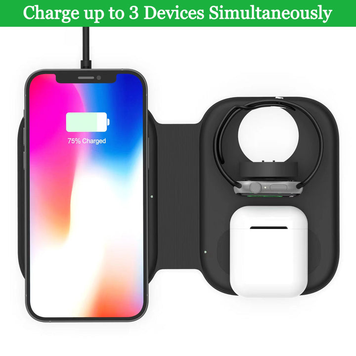 3 in 1 Foldable Magnetic Wireless Charger