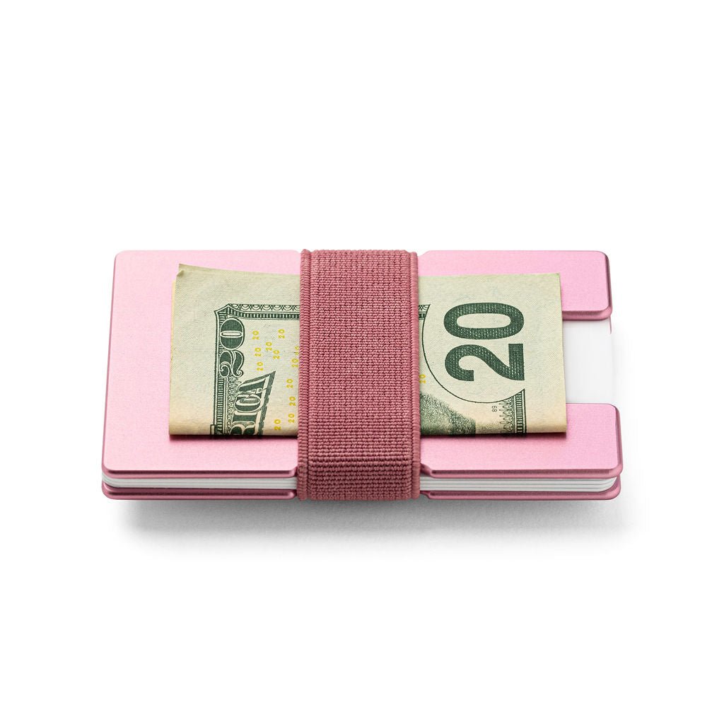 Cappla Metal Minimalist Wallet Wallets Bubblegum Cappla Pink - –