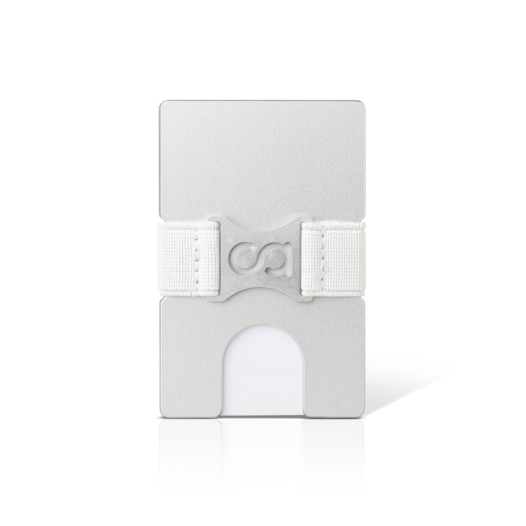 Frosted Silver Band and Wallet Pack - Cappla Wallets